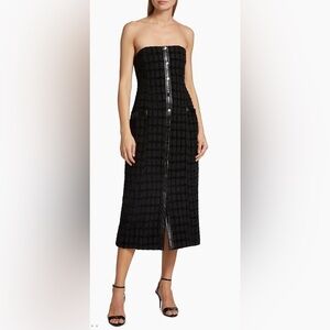 En Saison Melbrooke Tweed‎ Midi-Dress Size XS New With Tags